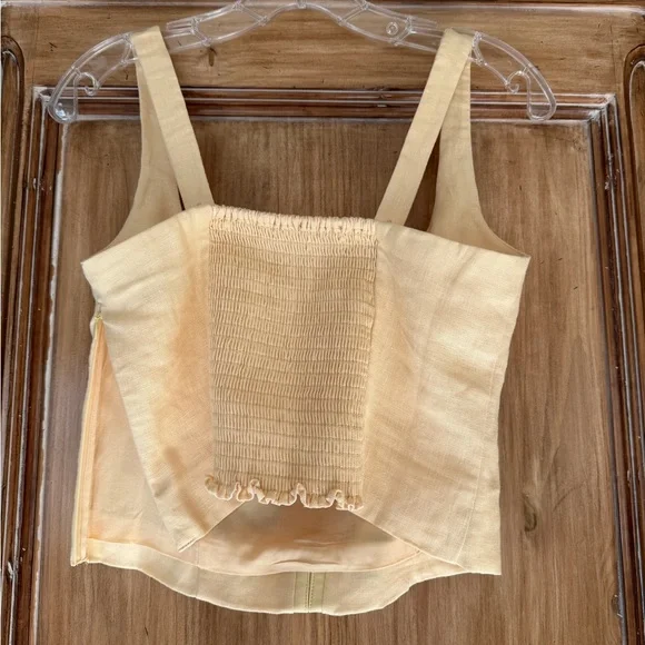 Never been worn Reformation Juliet linen top size 6 - Picture 2 of 9